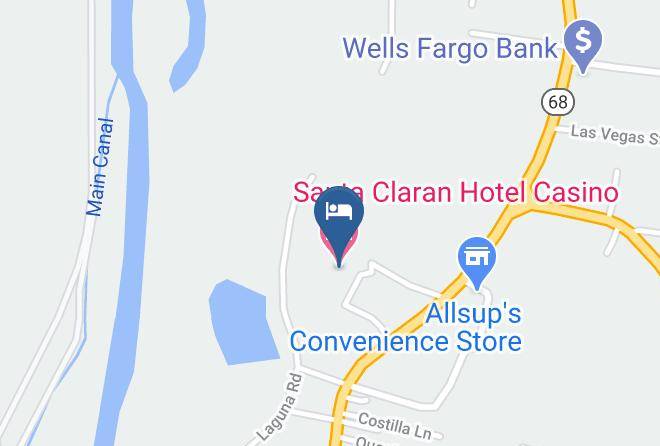 Rio Arriba - Santa Claran Hotel Casino Maps