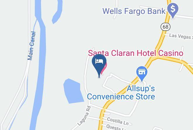 Santa Claran Hotel Map