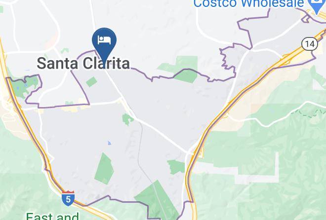 Los Angeles - Santa Clarita Motel Maps