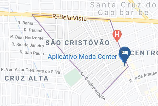 Santa Cruz Do Capibaribe - Santa Cruz Charm Hotel Maps