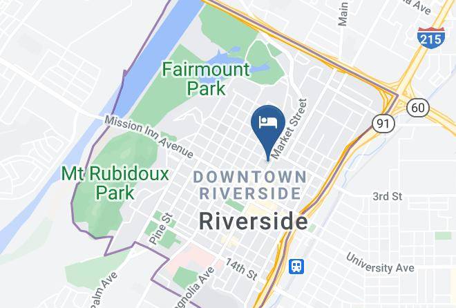 Riverside - Santa Cruz Inn Riverside Maps
