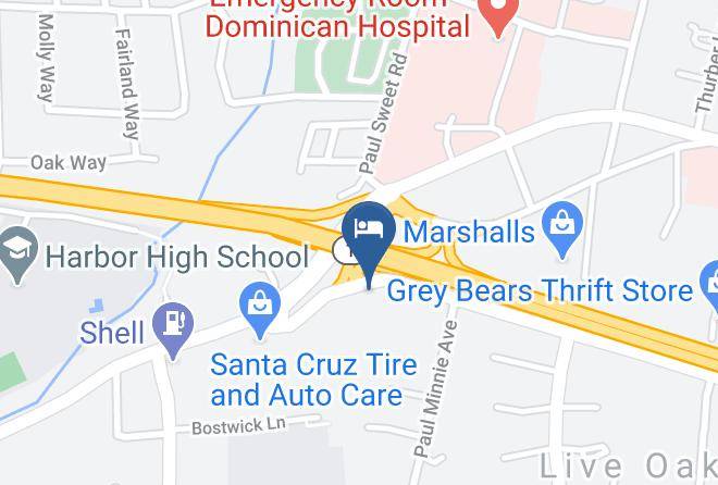 Santa Cruz - Santa Cruz Inn Maps