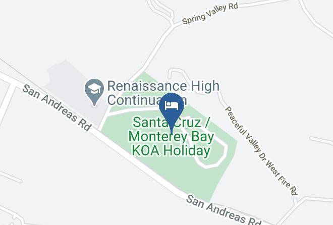 Santa Cruz - Santa Cruz Monterey Bay Koa Holiday Maps