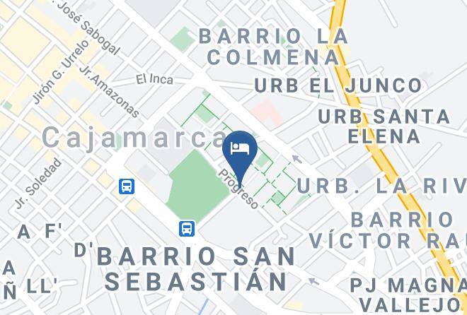 Cajamarca - Santa Elena Hotel Maps
