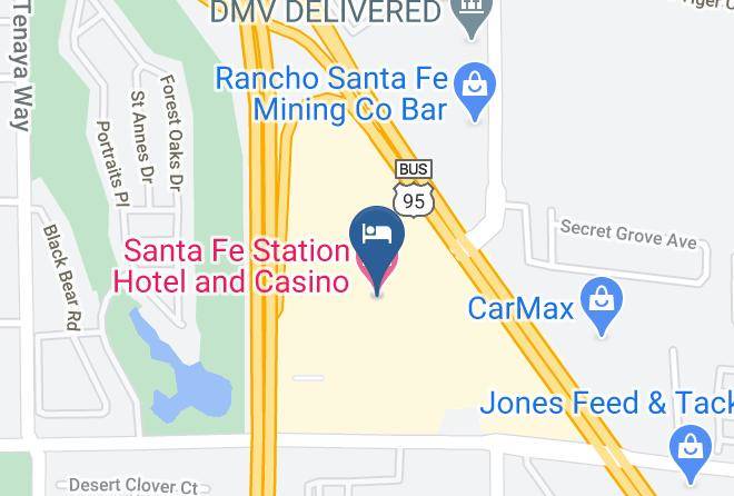 Clark - Santa Fe Station Hotel And Casino Maps
