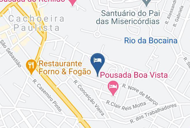 Cachoeira Paulista - Santa Helena Pousada Maps
