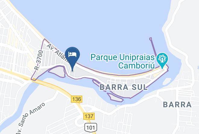 Balneario Camboriu - Santa Inn Hotel Maps
