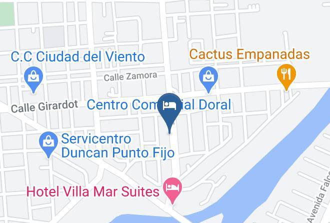 Punto Fijo - Santa Irene Hotel Maps