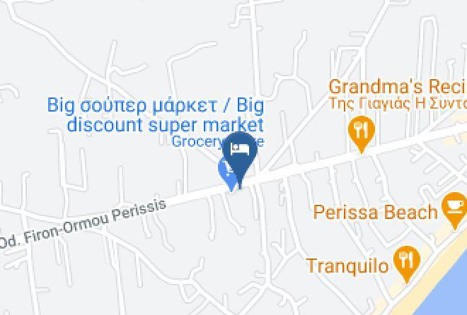 Santa Irini Hotel Map