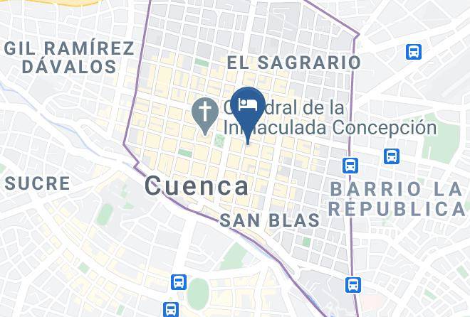 Cuenca - Hotel Santa Lucia Maps