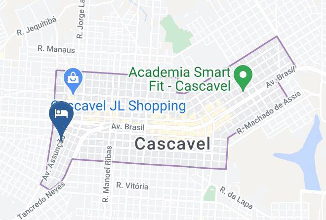 Cascavel - Santa Maria Hotel Maps