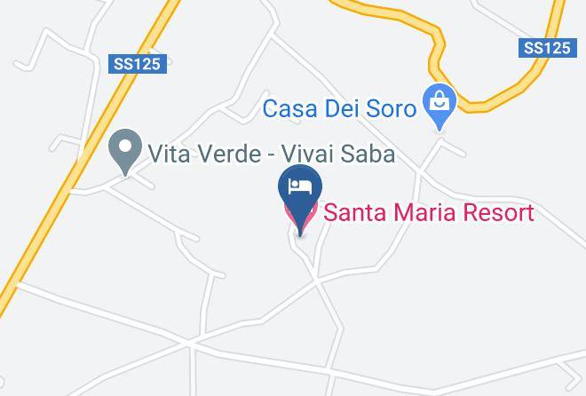 Nuoro - Santa Maria Resort Maps