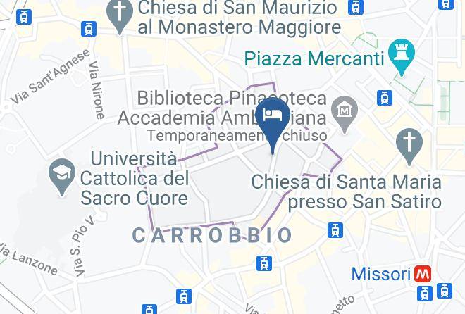 Milan - Santa Marta Suites Maps