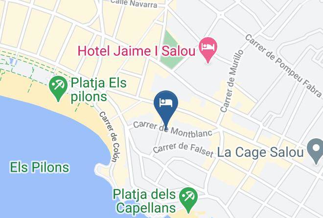 Tarragona - Santa Monica Playa Maps