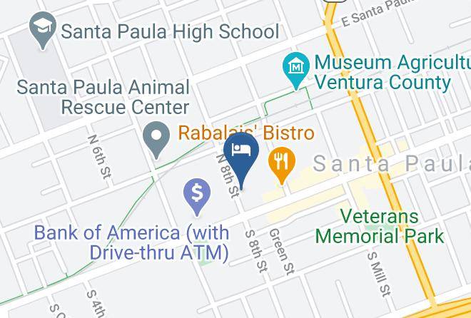 Ventura - Santa Paula Inn Maps