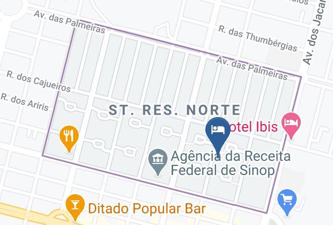 Sinop - Santa Rita Palace Hotel Maps