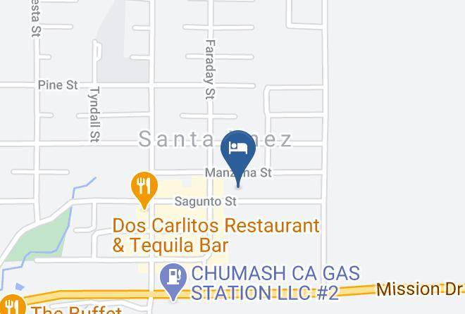 Santa Barbara - Santa Ynez Inn Maps