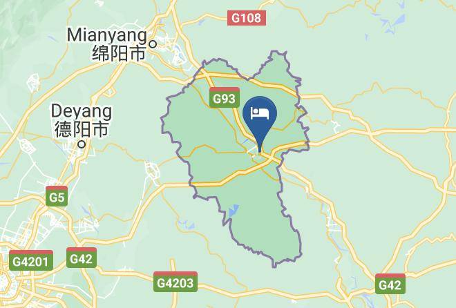 Mianyang - Santai Meisu Yunqi Hotel Maps