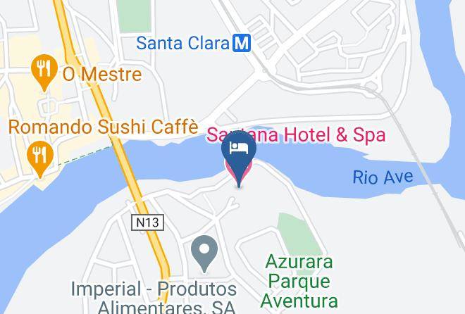 Vila Dode - Santana Hotel & Spa Maps