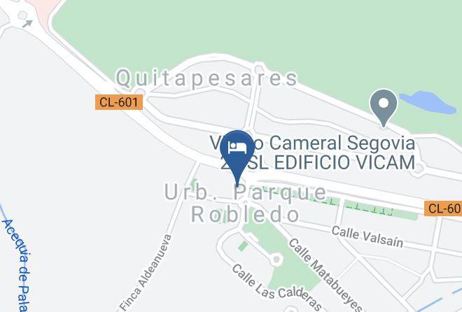 Segovia - Santana Hotel Restaurante Maps