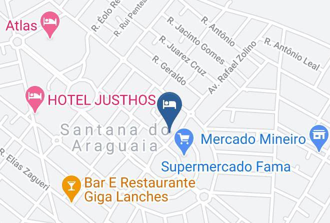 Santana Do Araguaia - Santana Parque Hotel Maps