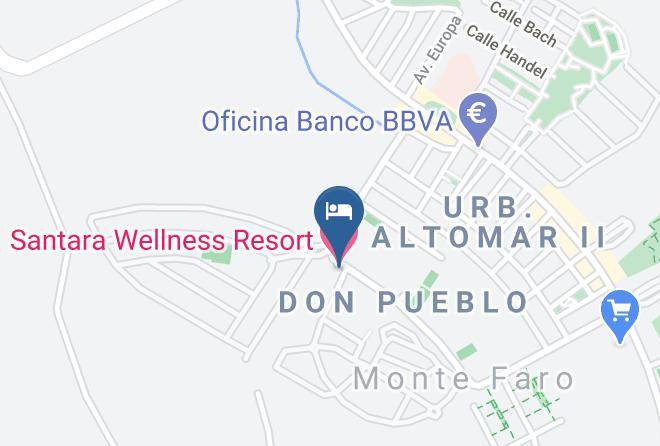 Alicante - Santara Wellness Resort Maps