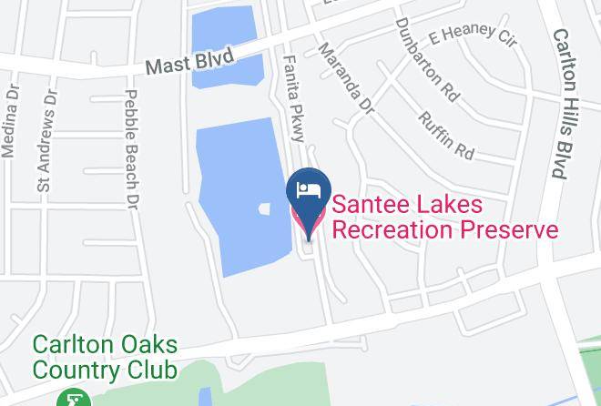 San Diego - Santee Lakes Recreation Preserve Maps