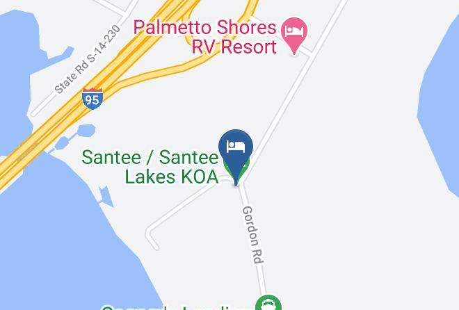 Clarendon - Santee Santee Lakes Koa Maps