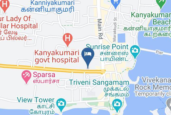 Kanniyakumari - Santhi Residency Maps