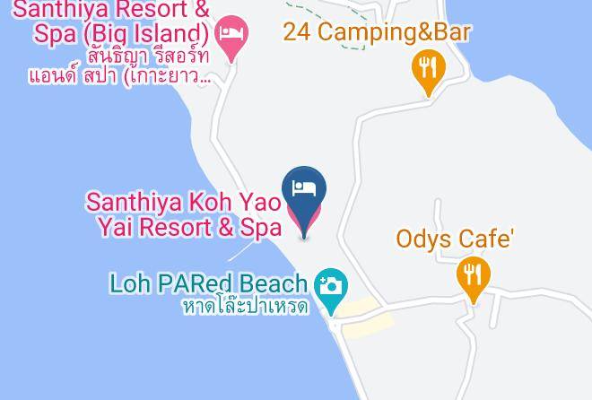 Amphoe Ko Yao - Santhiya Koh Yao Yai Resort & Spa Maps