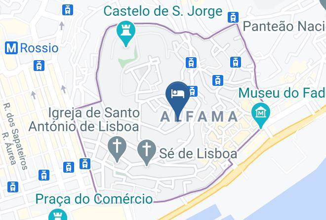 Lisbon - Santiago De Alfama Boutique Hotel Maps