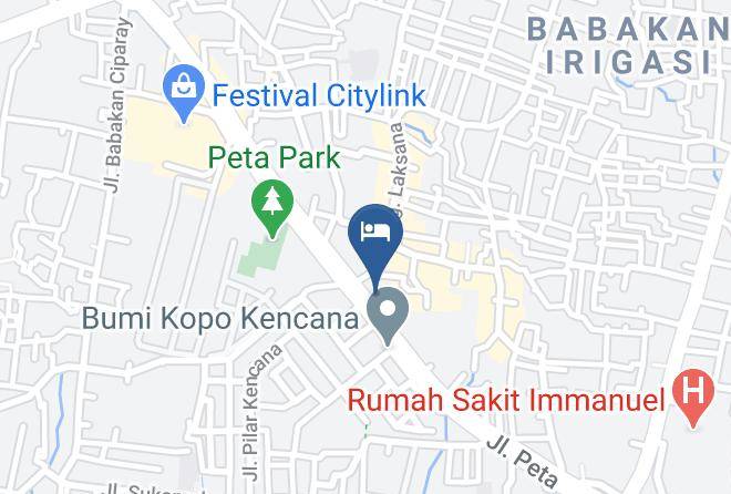 Bandung - Santika Pasir Koja Maps