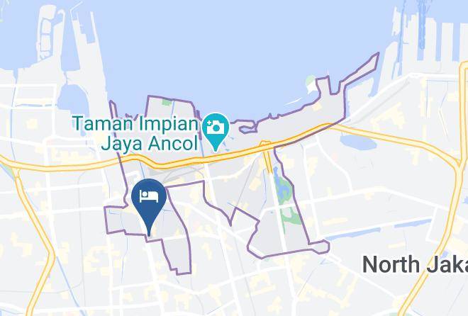 West Jakarta - Santika Premiere Hayam Wuruk Maps