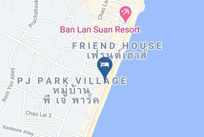 Amphoe Cha Am - Santisuk Beach Resort Maps