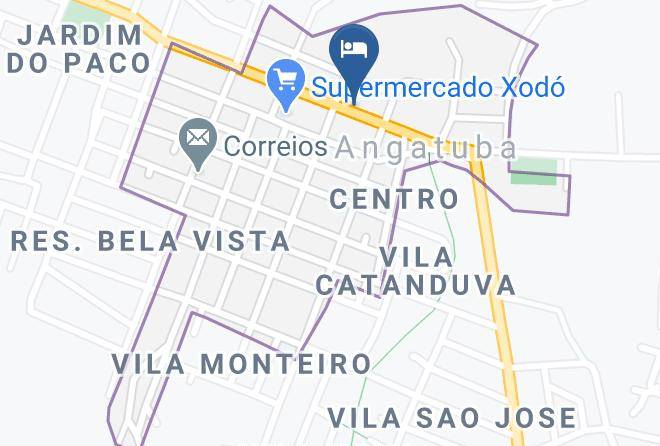 Angatuba - Santo Antonio Hotel Maps