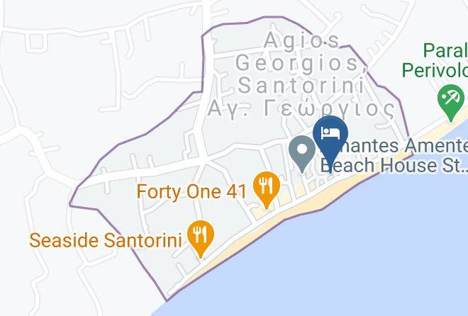 Thira - Santo Miramare Resort Maps