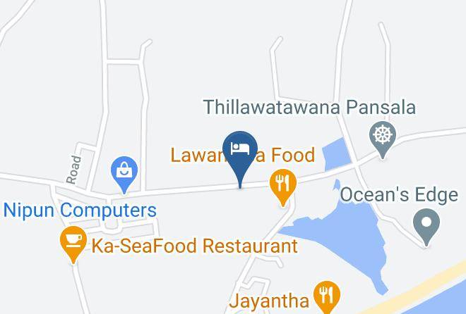 Galle - Santon Ranna Wellness Resort Maps