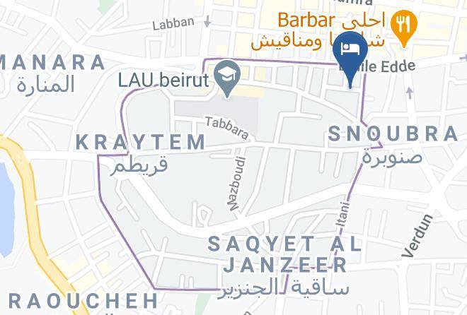 Beyrouth - Santona Residence Maps