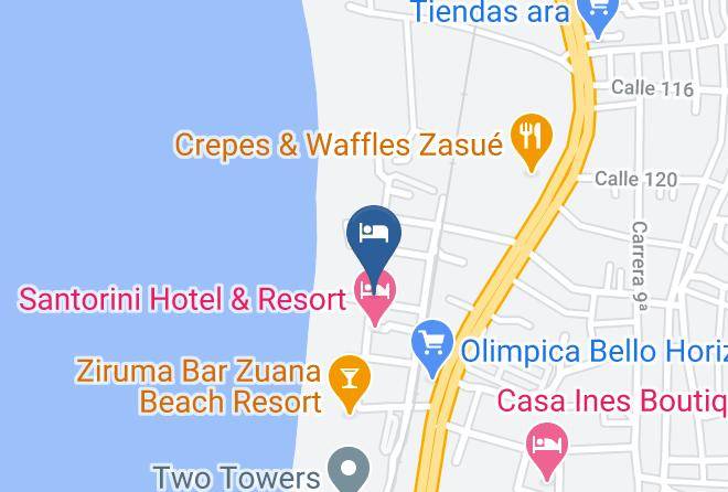 Santorini Hotel Boutique Map