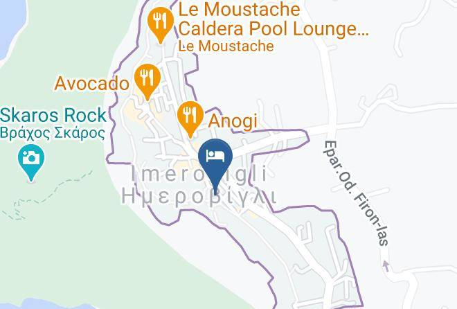 Thira - Santorini Mansion Maps