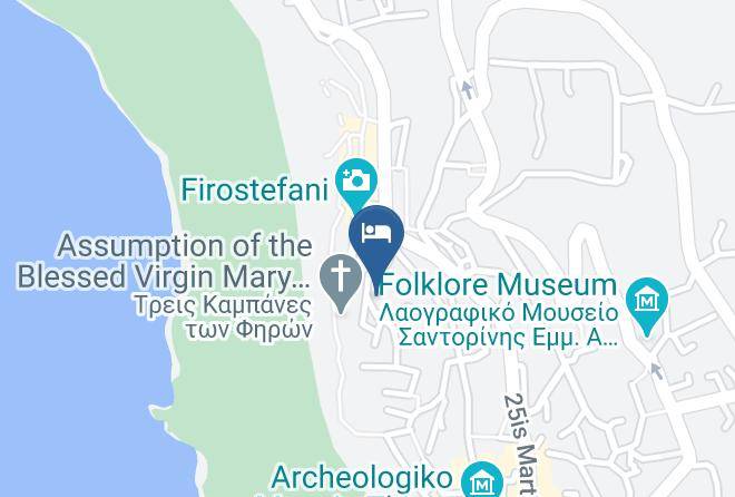 Thira - Santorini Palace Maps