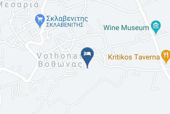 Santorini Traditional Suites Map