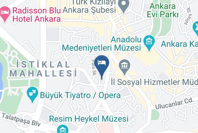 Altindag - Otel Santral Maps