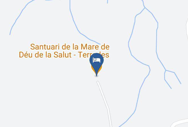 Girona - Santuari De La Mare De Deu De La Salut Terrades Maps