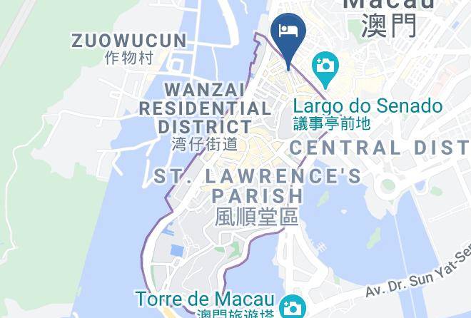 Macau - Sanva Hotel Maps