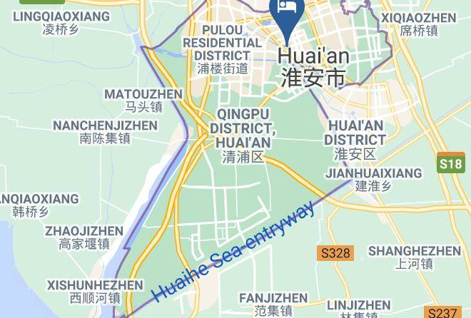 Huaian - Sanwant Hotel Huaian Maps