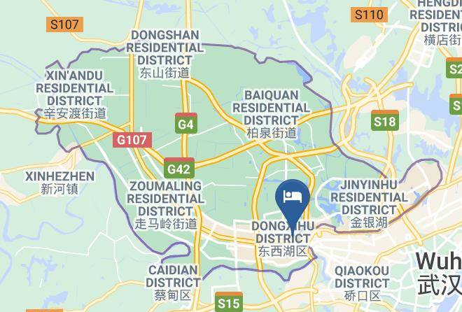 Wuhan - Sanwu Hotel Wujiashan Maps