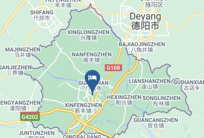 Deyang - Sanxingdui Hotel Maps