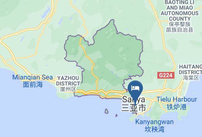 Sanya - Sanya Beach Flower Family Hotel Maps