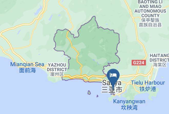 Sanya - Sanya Forever Peace Holiday Hotel Maps